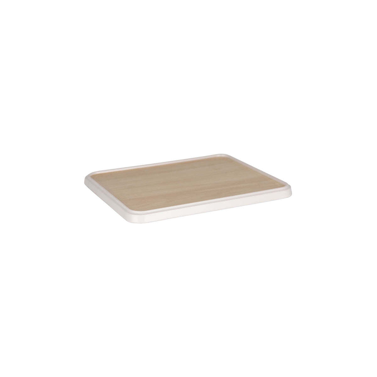 Zicco Melamine Bento Tray Lid Whitewash/White 300x250x20mm