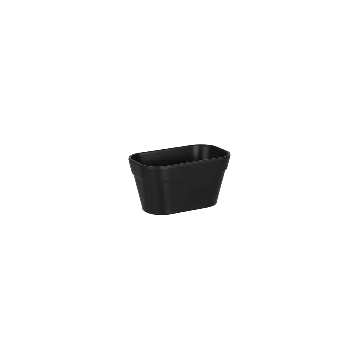 Zicco Melamine Small Insert Bowl Solid Black 115x70x60mm