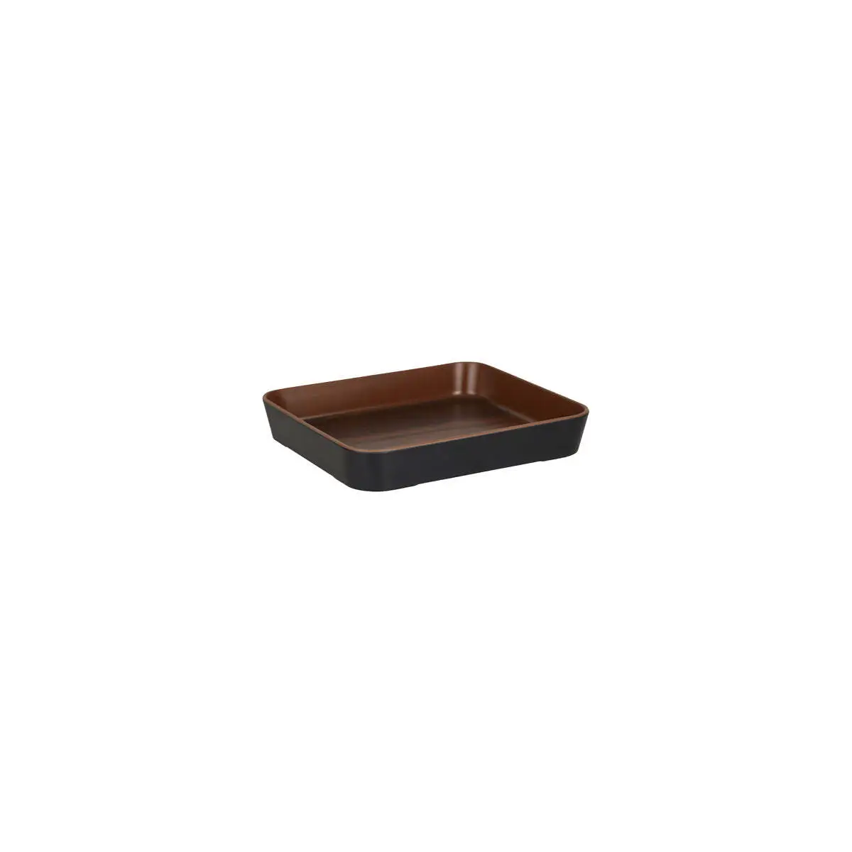 Zicco Melamine Inroom Bent Insert Walnut/Blk 204x178x32.5mm