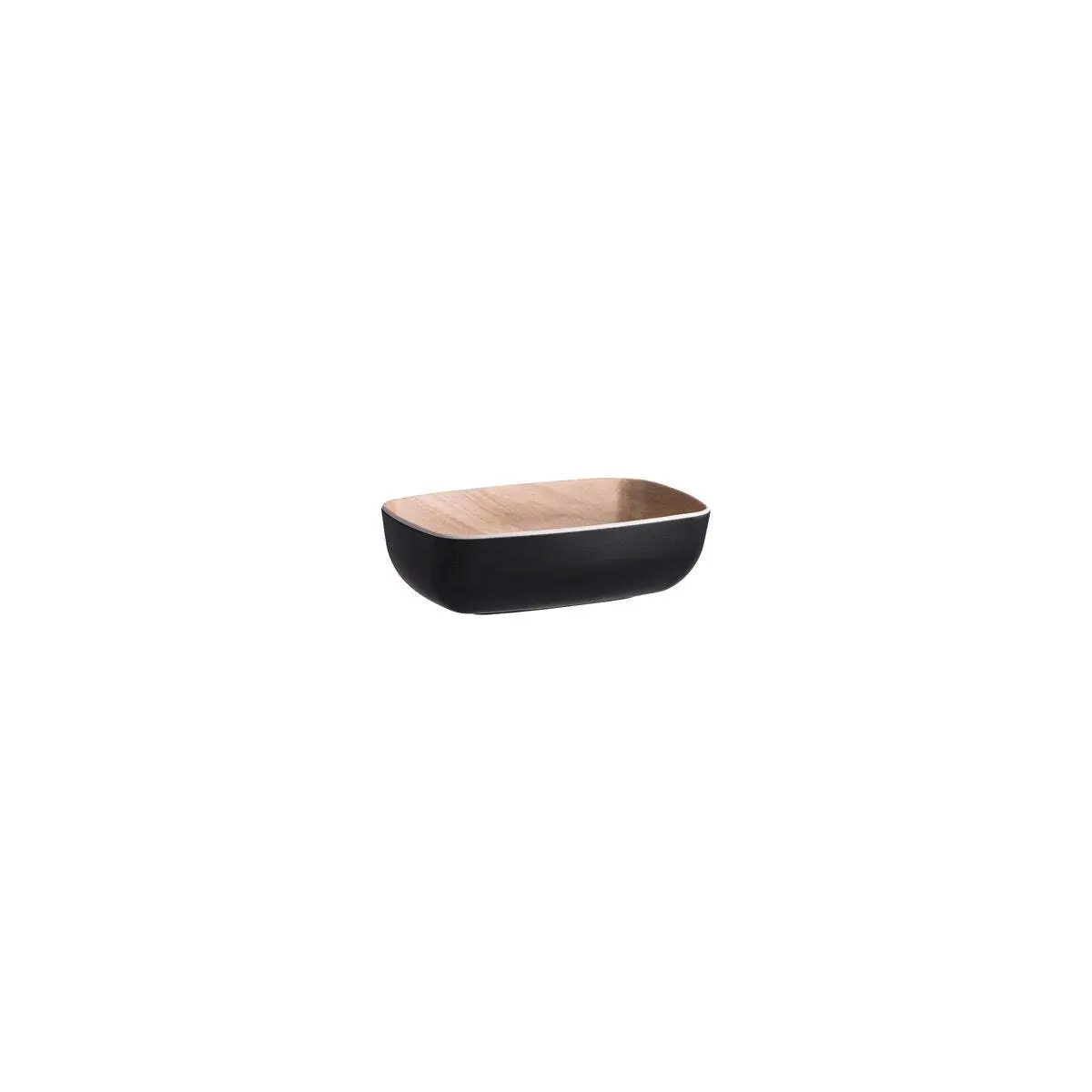 Zicco Melamine Echo Black/Birch GN 1/9 Bowl 176x108x55mm