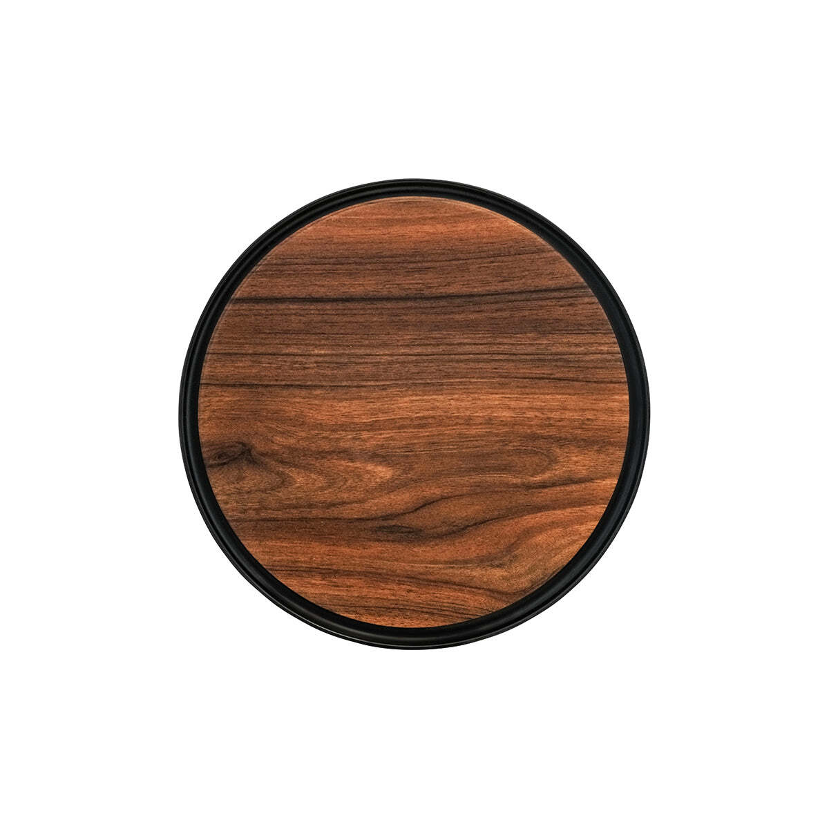 Zicco Melamine Contempo Round Anti-Slip Tray Dark405x15