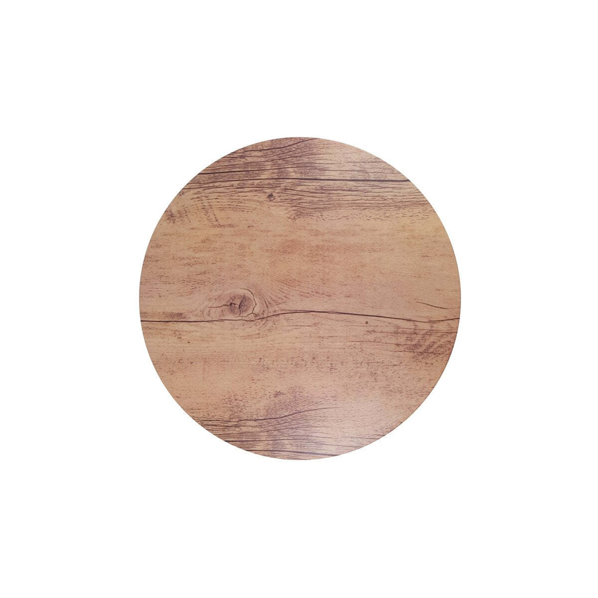 Chef Inox Round Pizza Board Ma 310mm Oak Wood Effect