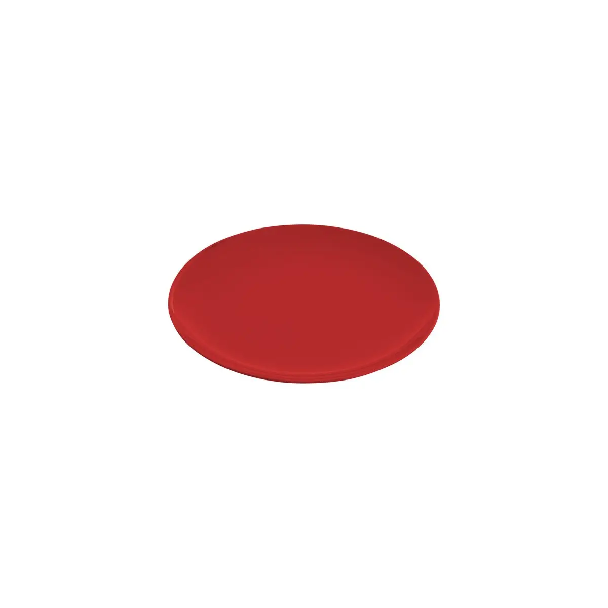 JAB Melamine Gelato Red Round Plate Coupe 203mm