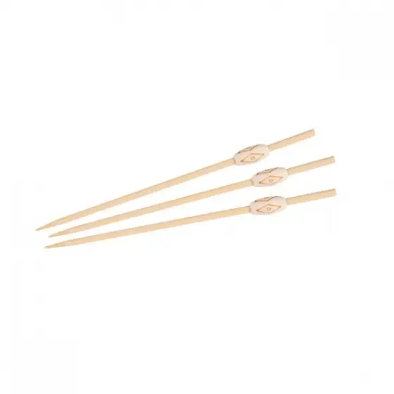 Design En Bouche Bamboo Skewer-Aztec Ends| 120Mm | 100Pcs/Pack 