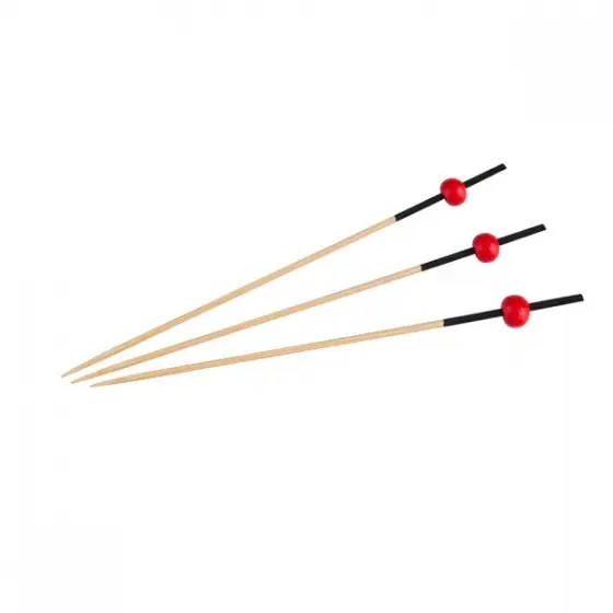 Design En Bouche Bamboo Skewer-Rio Ends| 120Mm | 100Pcs/Pack 