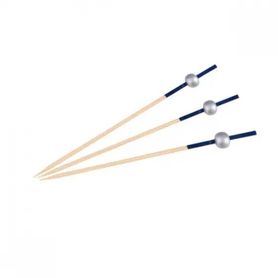 Design En Bouche Bamboo Skewer-Marine | 120Mm | 100Pcs/Pack