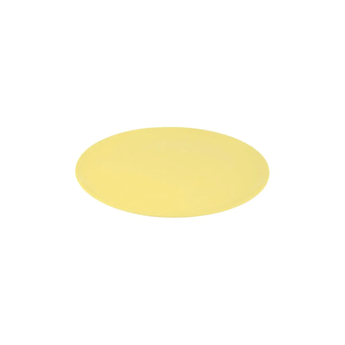 JAB Melamine Sorbet Lemon Round Plate Coupe 254mm