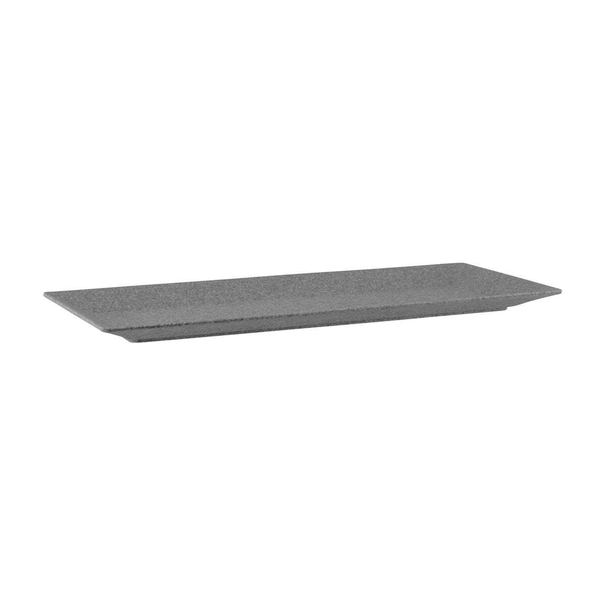 Jab Concrete Matt Rectangular Platter Raised Rim 480mmx200mm