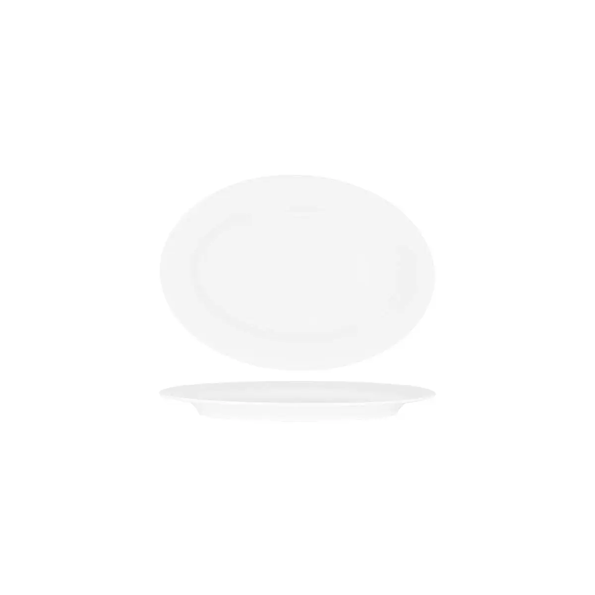 Superware Oval Platter 240mm Rimmed White 