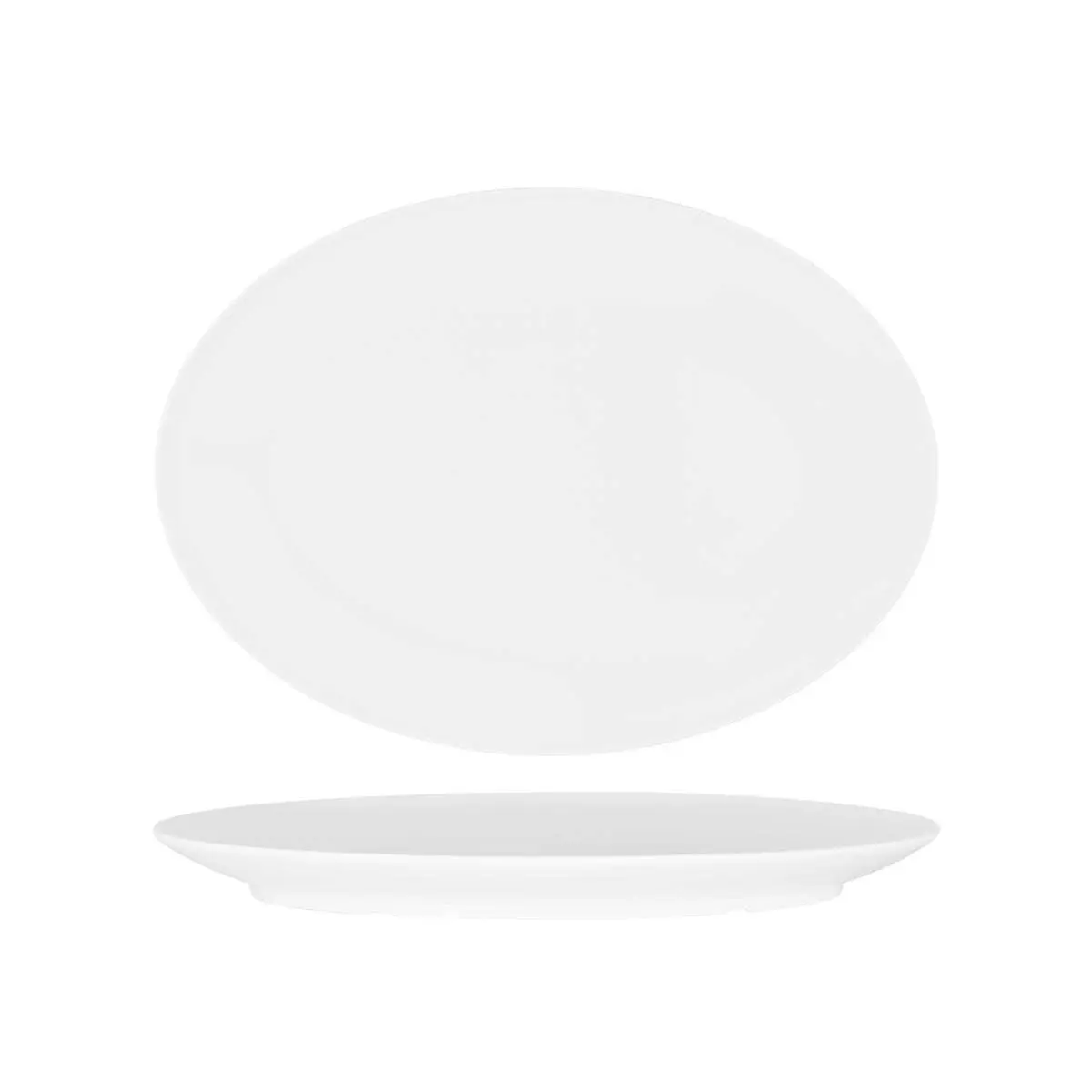 Superware Oval Platter 360mm Coupe White