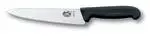 VICTORINOX FIBROX Cooks/Carving Knife 19cm - Black