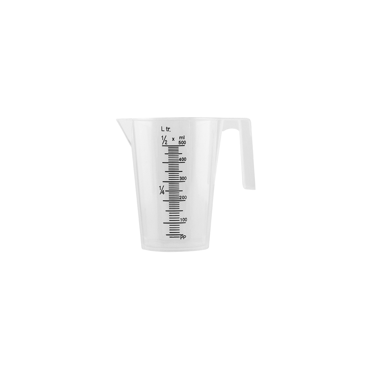 Measuring Jug-PP | Graduated | Stackable | 0.5Lt