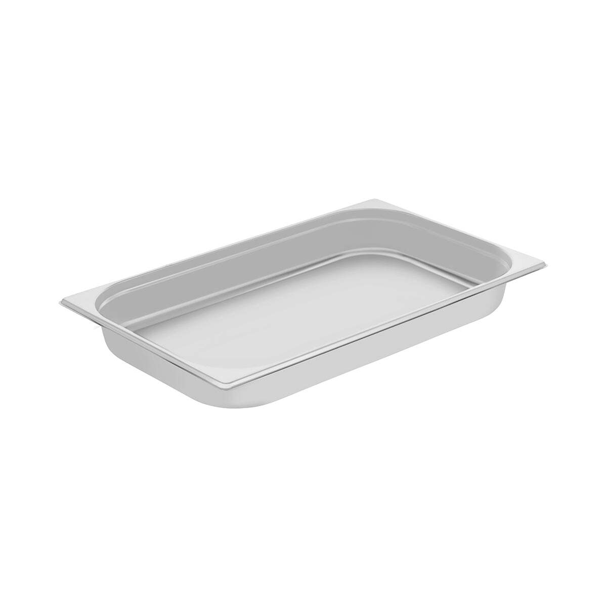 Chef Inox Anti-Jam Steam Pan 1/1 Size 530x325x65mm 8.8Lt