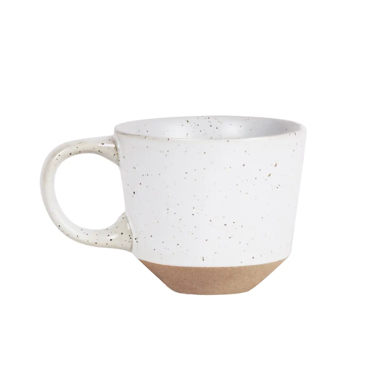 Robert Gordon Ritual Cappuccino Cup   Speckled White Australian Made