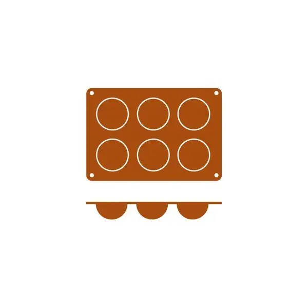 Frenti Silicon Mould-Bola | 6-Cup