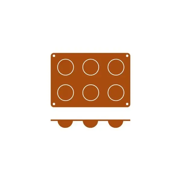 Frenti Silicon Mould-Bola | 6 Cup