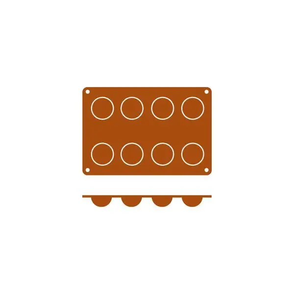 Frenti Silicon Mould-Bola | 8-Cup