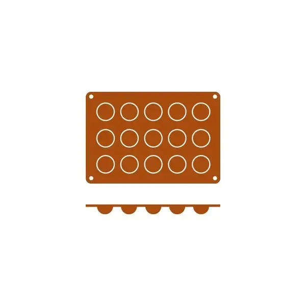 Frenti Silicon Mould-Bola | 15-Cup