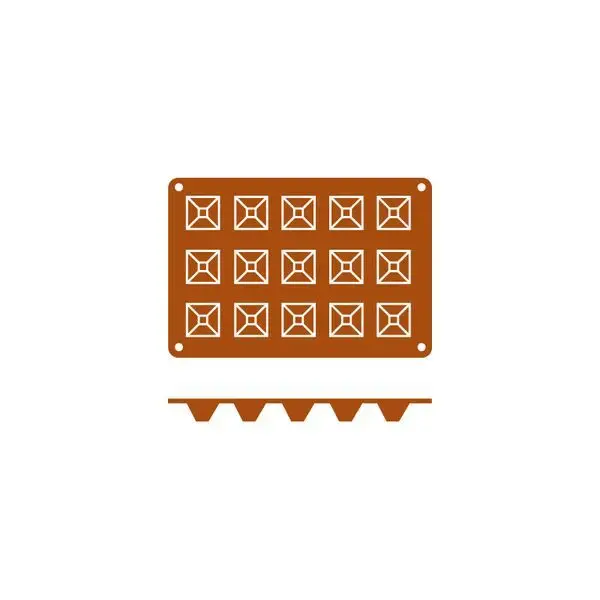 Frenti Silicon Mould-Pyramid | 15-Cup