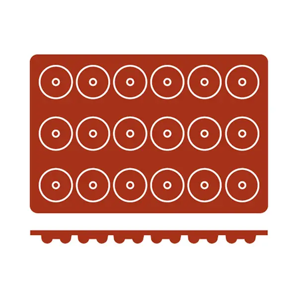 Frenti Silicon Mould-Mini Savarin | 18-Cup