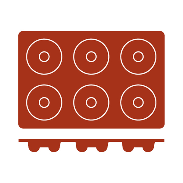 Silicon Mould-Savarin | 6-Cup