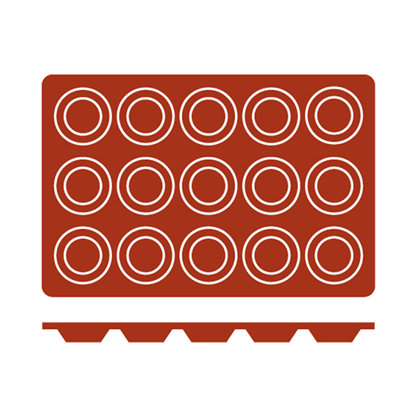 Silicon Mould-Tartaleta | 15-Cup