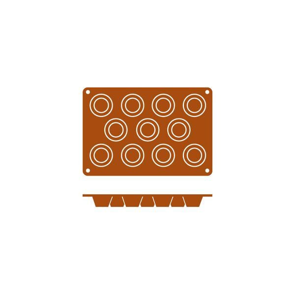 Silicon Mould-Muffin | 11-Cup