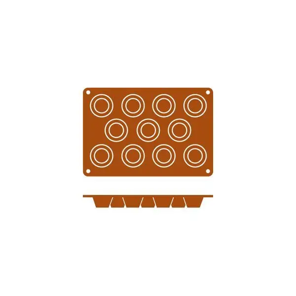 Frenti Silicon Mould-Muffin | 11-Cup