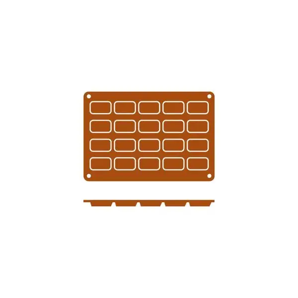 Frenti Silicon Mould-Cake | 20-Cup