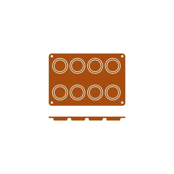 Frenti Silicon Mould-Florentino | 8-Cup
