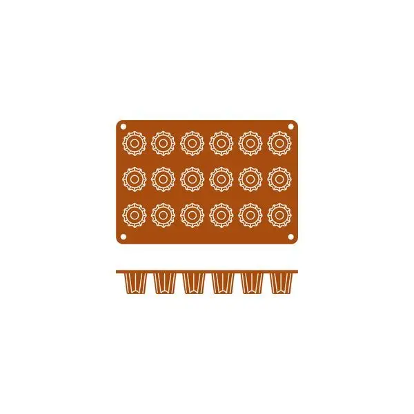 Frenti Silicon Mould-Bordelais | 18-Cup