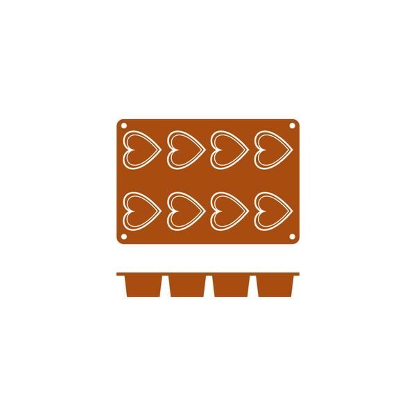 Silicon Mould-Corazon | 8-Cup