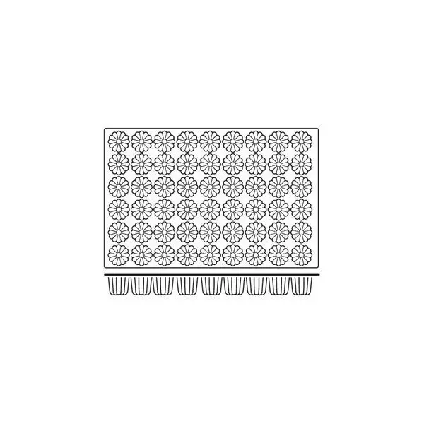 Frenti Prof Silicon Mould-Canneles, 54-Cup, Cup Size: 56x50mm/80ml 
