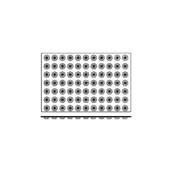 Silicon Mould-Mini Charlotte, 77-Cup, Cup Size: 35X15mm/9ml