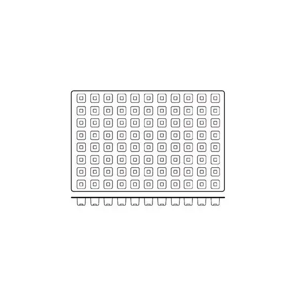 Frenti Prof Silicon Mould-Mini Cube, 88-Cup, Cup Size: 25X25X24Mm/12Ml