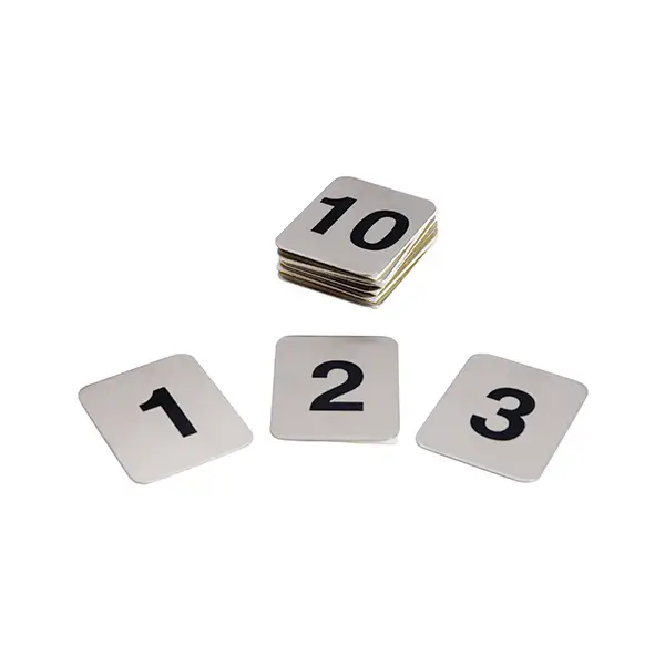 Trenton Adhesive Table Numbers-S/S | Set 11-20