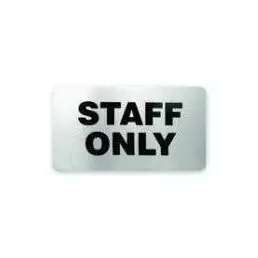 Trenton Wall Sign-S/S | Staff Only