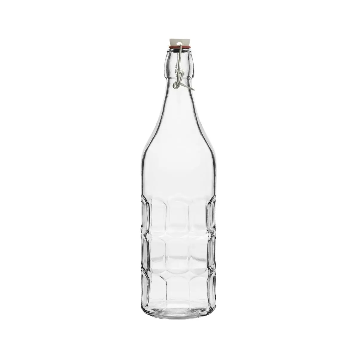 Trenton Glass Bottle-Panelled | 1.0Lt