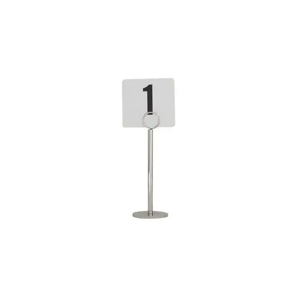 Trenton Heavy Base Table Number Stand-Ring Clip | 70mm Base | 200mm 