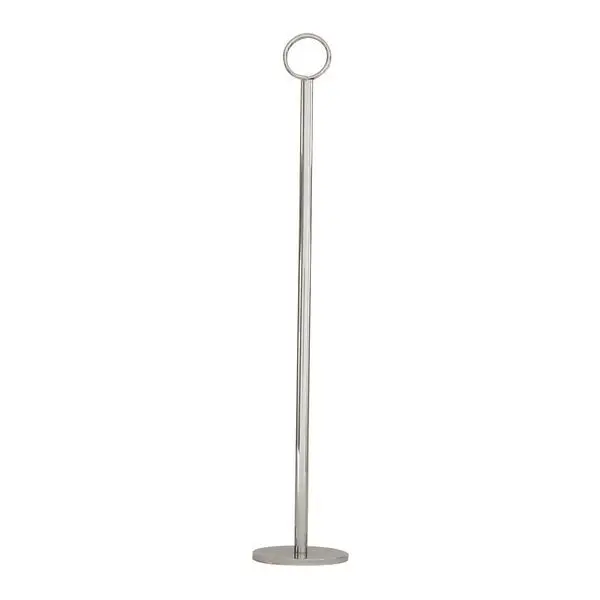 Trenton Heavy Base Table Number Stand-Ring Clip | 70mm Base | 450mm 