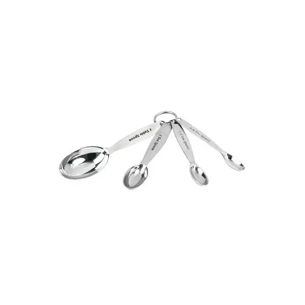 Trenton Measuring Spoon Set-S/S | Oval | Heavy Duty | 4Pcs