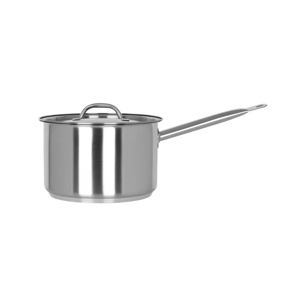 Chef Inox Elite Saucepan W/Lid 18/10 220x140mm 5.25Lt