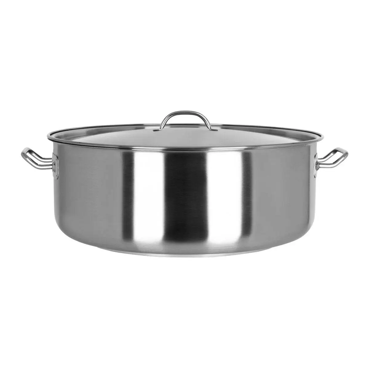 Chef Inox Elite Casserole W/Lid 18/10 500x190mm 37Lt