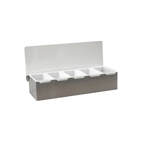 Trenton Condiment Dispenser-S/S | 5 Comp.
