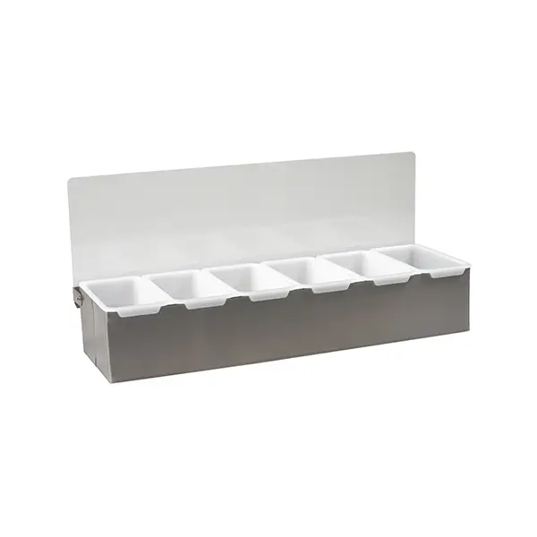 Trenton Condiment Dispenser-S/S | 6 Comp.