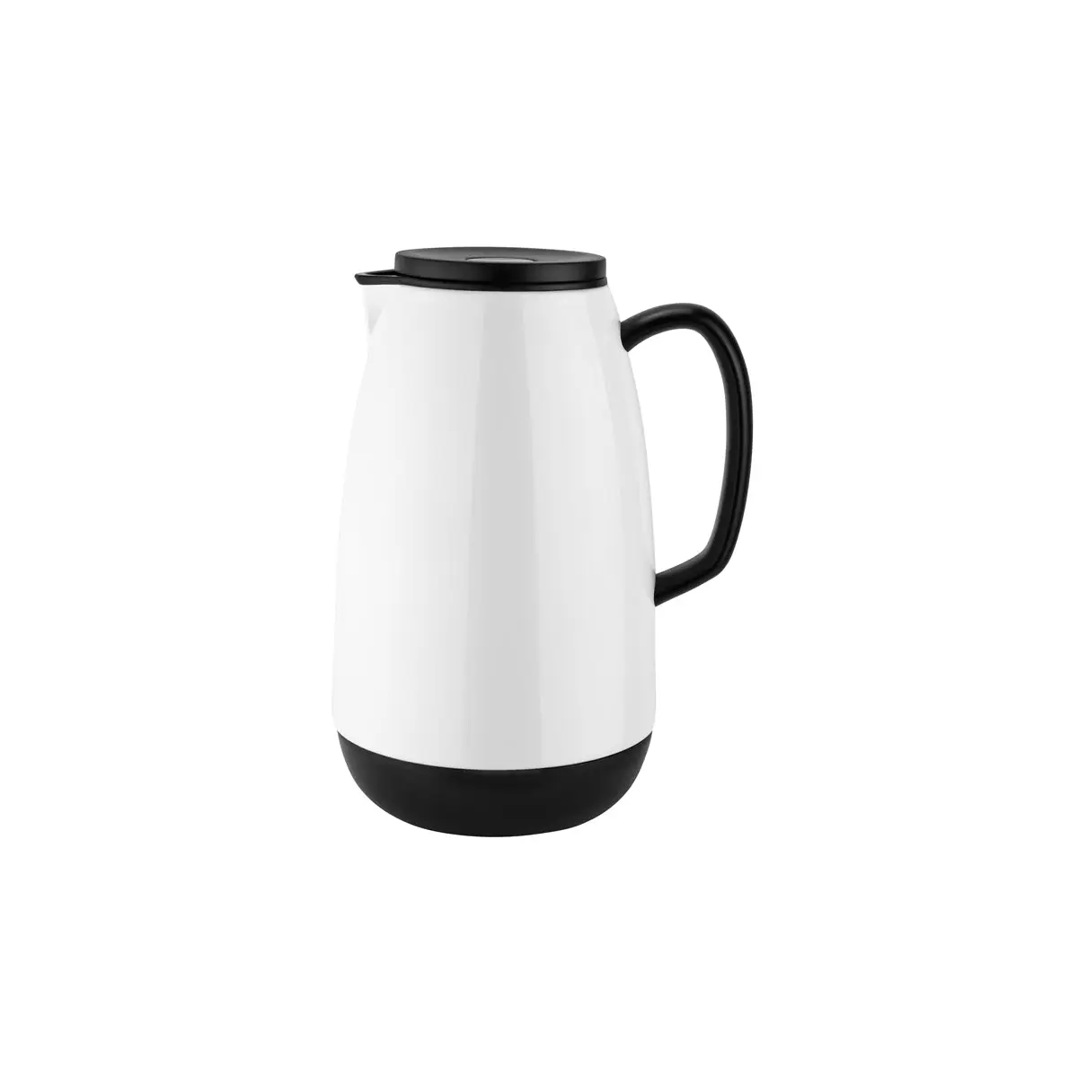 Chef Inox Event Vacuum Jug White / Glass Insert Push Lid 1.0Lt