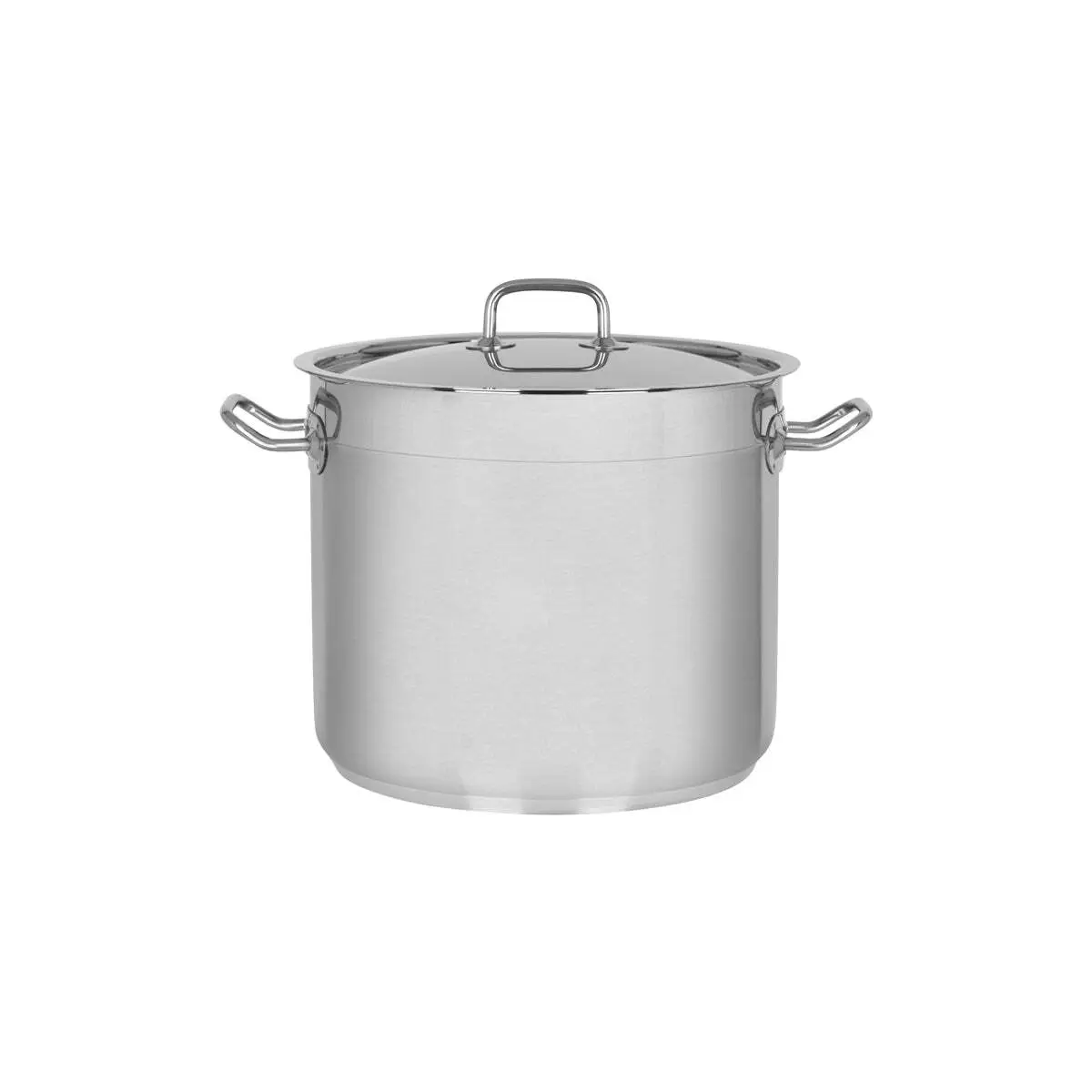 Chef Inox Professional Stockpot W/Ld 18/10 280x240mm 14.75Lt