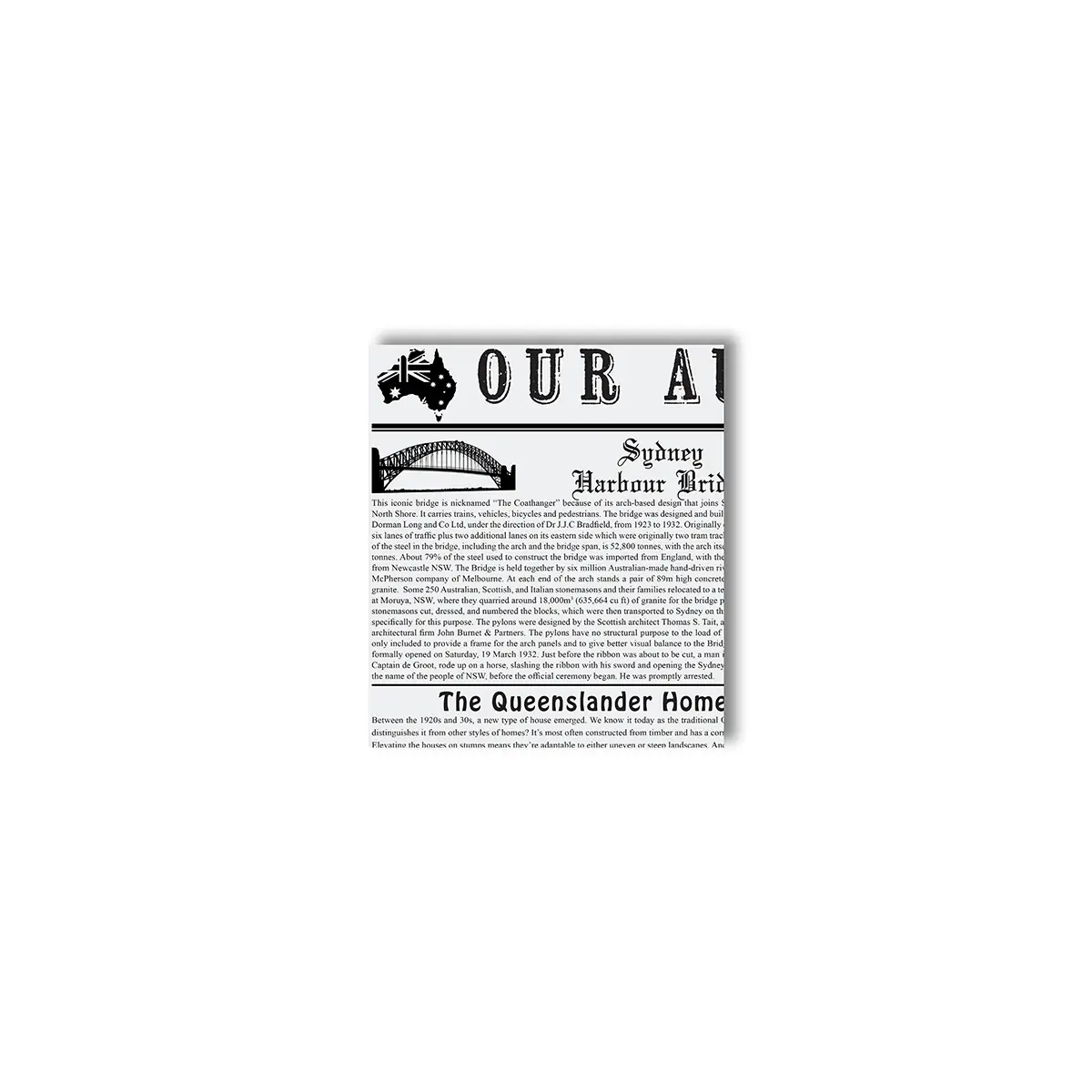 Moda Newsprint Greaseproof Pocket 170X150Mm | 200 Sheets/Pack