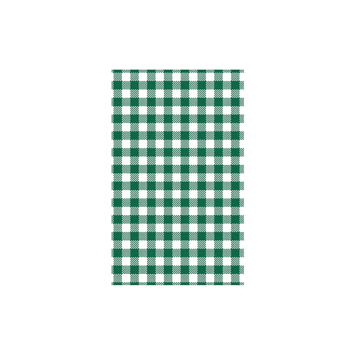 Moda Gingham Greaseproof Paper 190X310mm | 200 Sheets/Pack Green