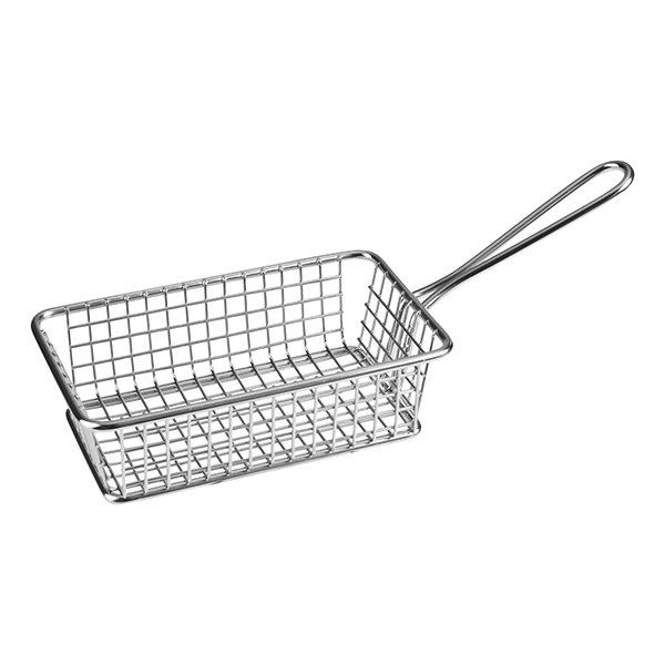 Service Basket Rect.-S/S, 160X102X50mm | 263mm Overall